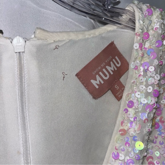 Show Me Your MuMu White Mini Dress - Picture 4 of 7